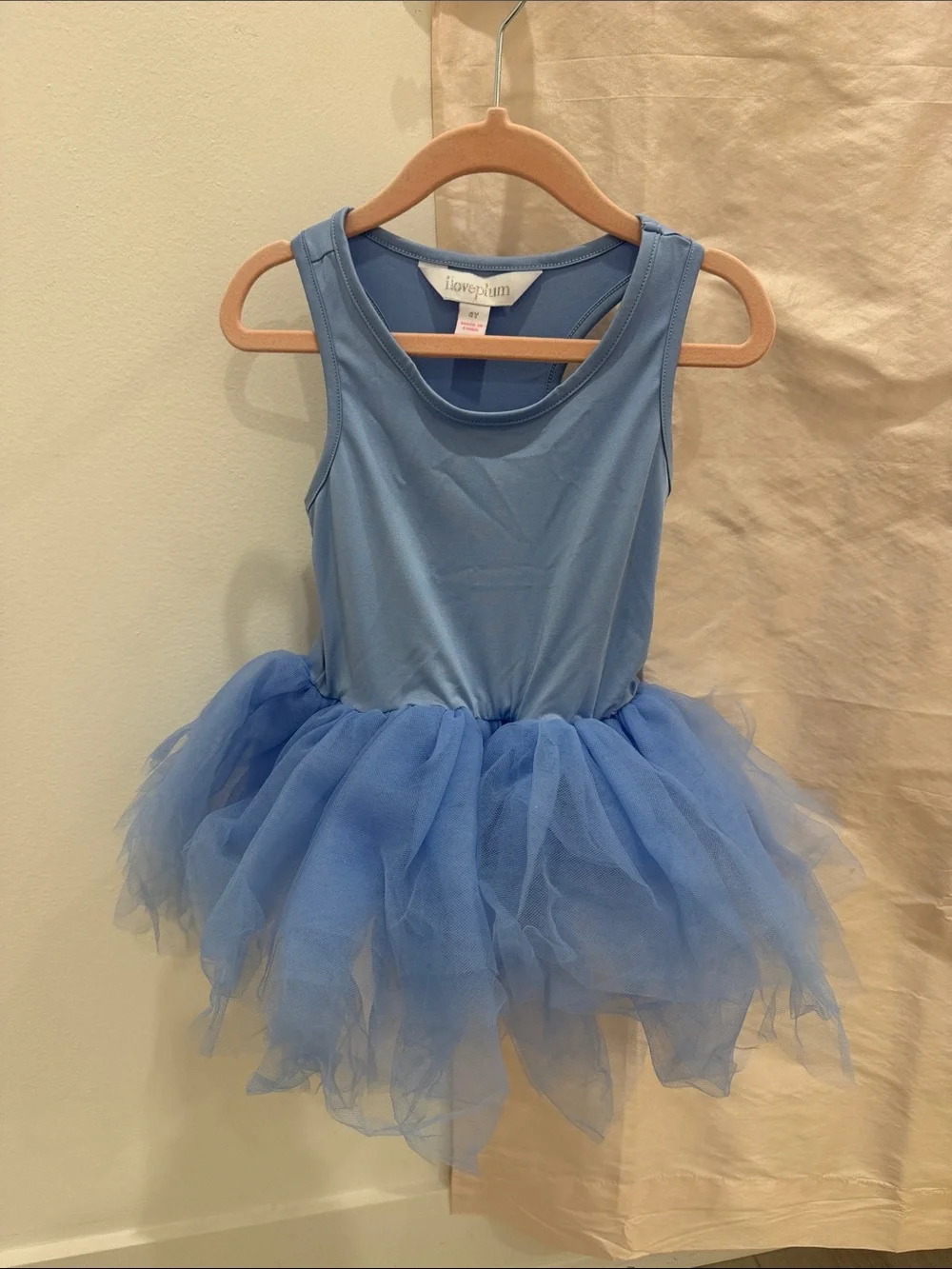 Love, Plush Girls' Blue Tulle Ballet Costume